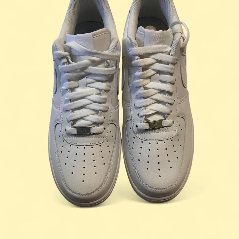 White Nike Air Force 1s